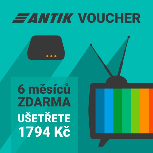 Zakupte TESLA MediaBox XA400 a získejte 6 měsíců AntikTV zdarma!
